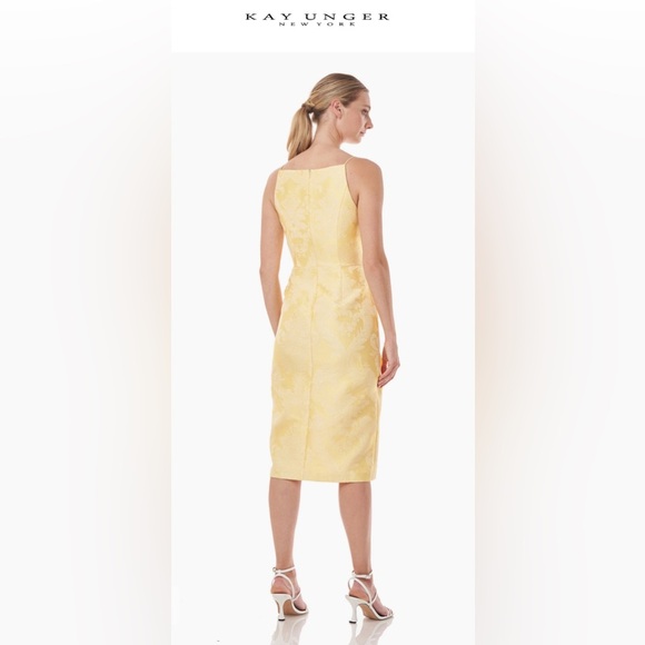 Lorraine Midi Dress by Kay Unger NWT Size 6 - Picture 3 of 9